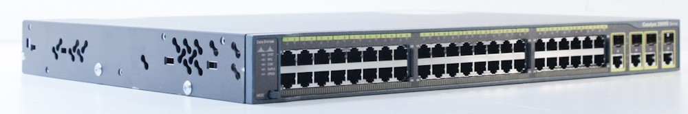 10000785-Cisco WS-C2960G 48 Port Managed Gigabit Switch-image