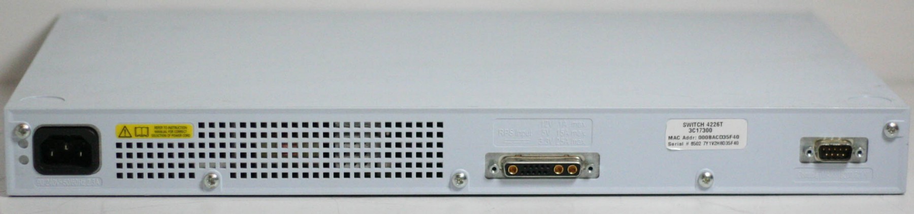1000475-3COM SuperStack 3 Switch 4226T 3C17300 -image