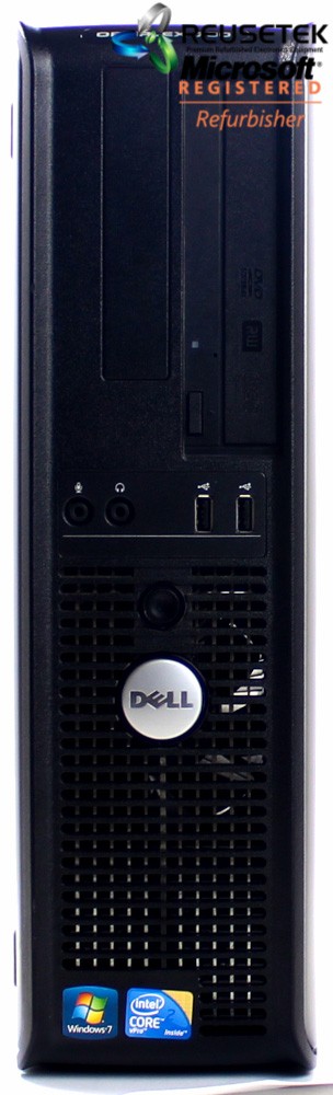 DELL-OPT-780-SFF-Dell Optiplex 780 Desktop SFF Bundle w/24" LCD Monitor Keyboard and Mouse (Mixed Monitor Brands)-image