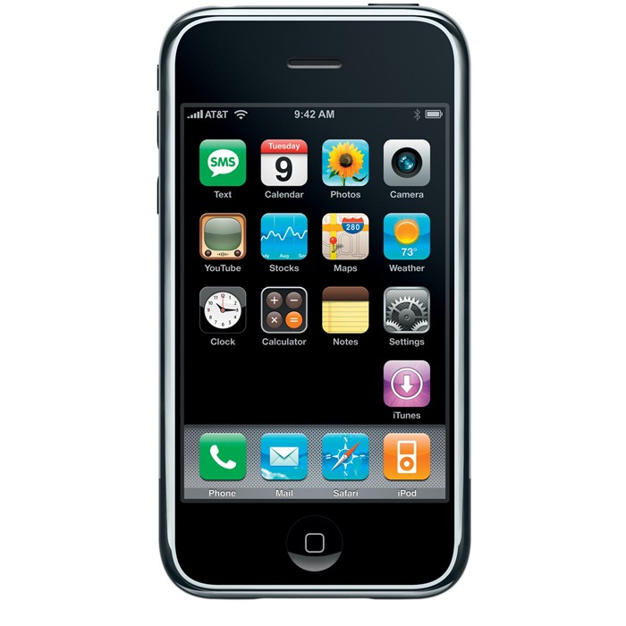 A1203.Black.8-Apple iPhone GSM Unlocked Black A1203 Used Refurbished Smart Cell Phone-image