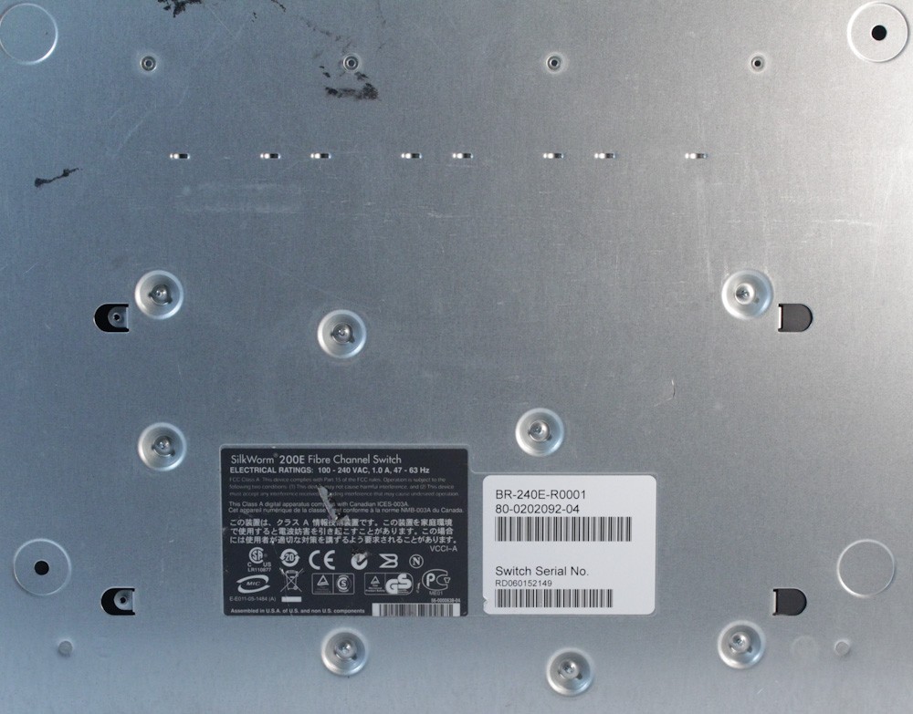 10000617-Silkworm Brocade 200E 240E 16 Port Fiber Optic Switch-image