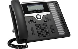 CP-7861-Cisco CP-7861 Refurbished Corded VoIP Phone 16-Line Phone LCD Display-image