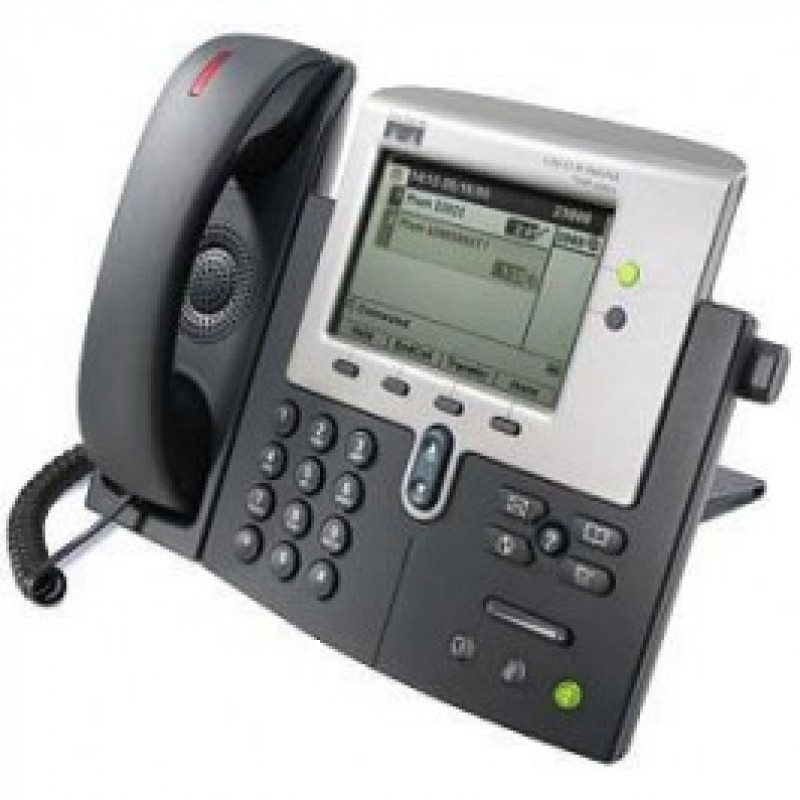 CP-7940G-Cisco CP-7940G Refurbished Corded VoIP Phone 2-Line Phone LCD Display -image