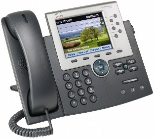 CP-7965G-Cisco CP-7965G Refurbished Corded VoIP Phone 6 Line Phone LCD Display-image