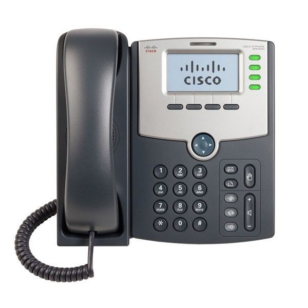 SPA504G-Cisco SPA504G Refurbished Corded VoIP Phone 4-Line Phone LCD Display -image