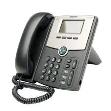 SPA512G-Cisco SPA512G Refurbished Corded VoIP Phone 1-Line Phone LCD Display -image