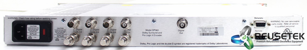 500031639-Dolby Model DP563 DP 563 Dolby Surround and Pro Logic II Encoder (BIN)-image
