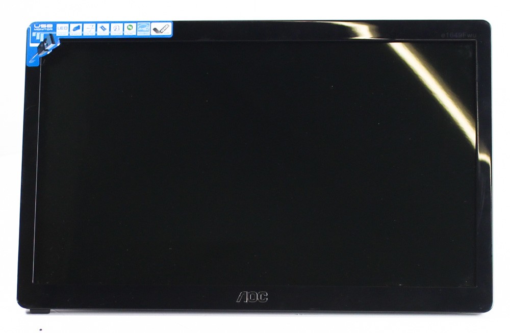 50000532-AOC E1649FWU 16" USB-Powered LED Monitor-image