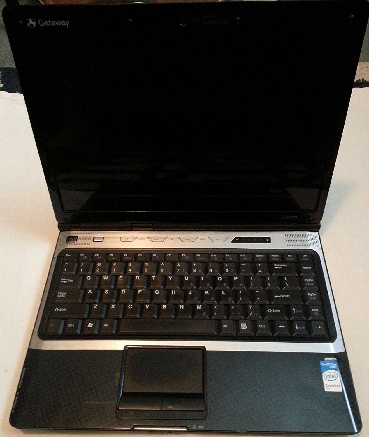 T-SeriesW350i-Gateway T-Series W350i Refurbished Laptop Core 2 Duo 4GB RAM 160GB HDD Windows 7 #-image