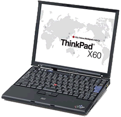 X60ThinkPad-IBM ThinkPad X60 Refurbished Laptop Core Duo 4GB RAM 320GB HDD Windows 7 #-image