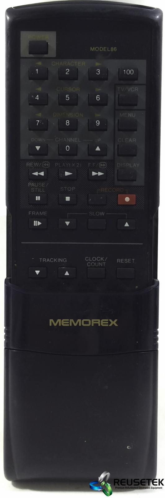 100401-B61-Memorex 86 VCR Remote Control-image