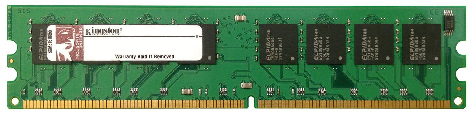 5000317519-Kingston KVR8000D2K2/4GR 7460617135152 4GB DDR2-800MHz PC2-6400 Desktop Ram-image