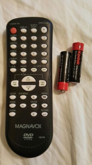 NB098 -Magnavox NB098 Refurbished Remote Control for DVD-image