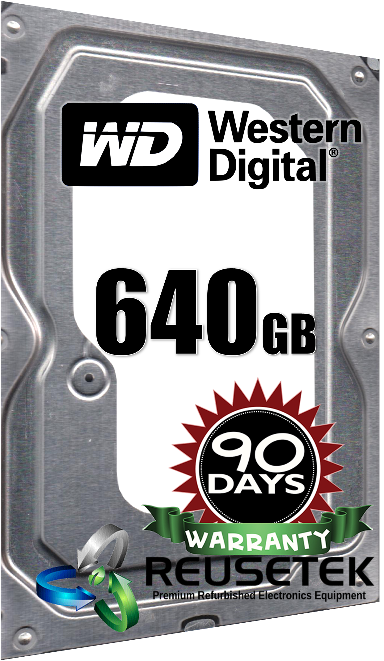 50001749-Western Digital WD6400AAKS-41H2B0 640GB 7200RPM 3.5" Sata Hard Drive ( With Apple Logo)-image