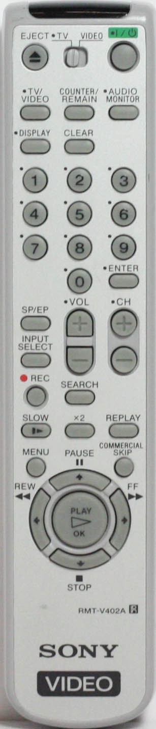 1000432-B47,B60-Sony RMT-V402A Silver Remote Control -image