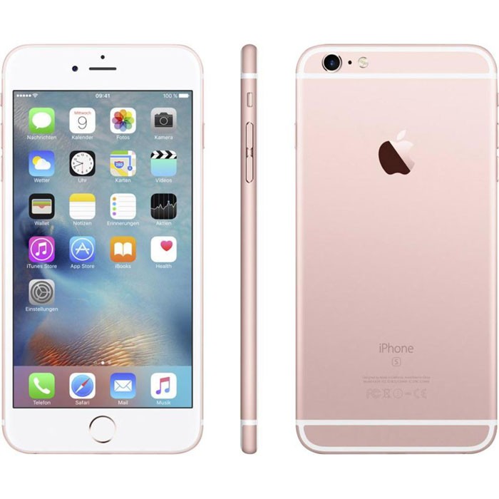A1634.RoseGold.16-Apple iPhone 6S Plus GSM Unlocked Rose Gold A1634 Used Refurbished Smart Cell Phone-image