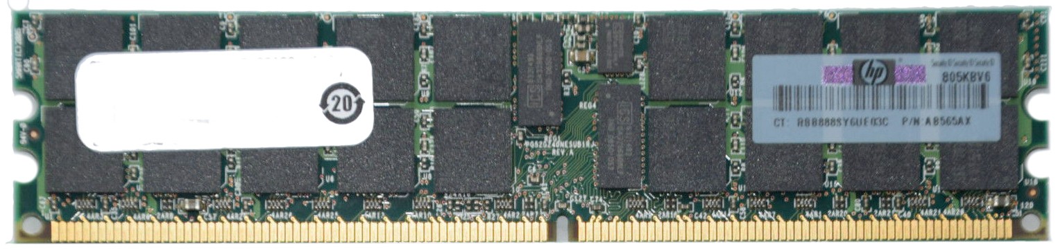 100295-T20-Smart Modular Technologies AB565AX 2GB PC2-4200 DDR2-667MHz ECC Server RAM-image