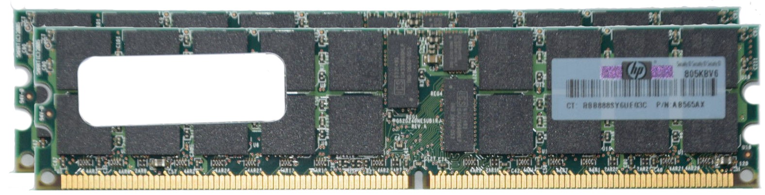100296-T20-Smart Modular Technologies AB565AX 4GB (2x2GB) PC2-4200 DDR2-667MHz ECC Server RAM-image