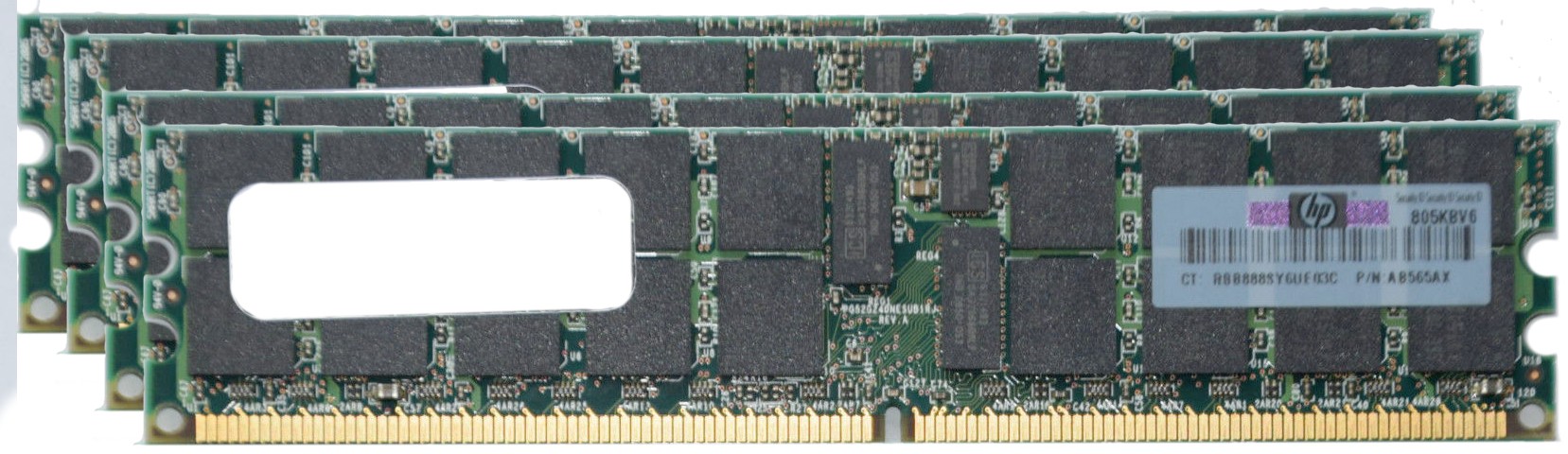 100297-T20-Smart Modular Technologies AB565AX 8GB (4x2GB) PC2-4200 DDR2-667MHz ECC Server RAM-image