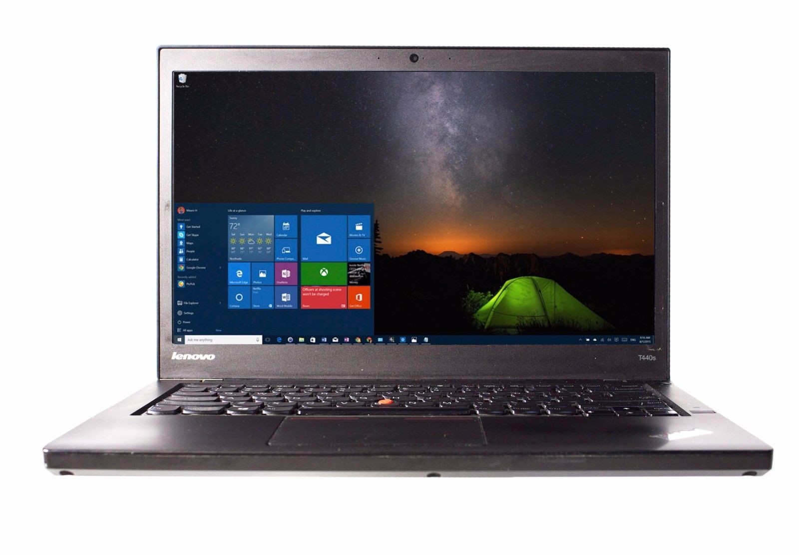 LEN-TP-T440S-i5-Lenovo ThinkPad T440s Refurbished Ultrabook Laptop Intel Core i5 14-inch Screen 750GB HDD 8GB RAM Windows 10 Pro-image