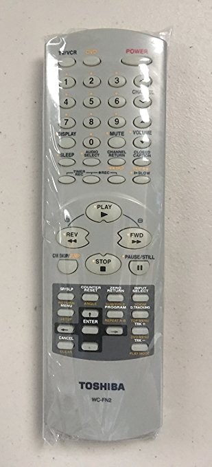 WCFN2-Toshiba WC-FN2 Refurbished Remote Control for VCR/TV-image