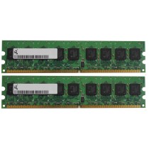 Qimonda HYS72T128020HU-3.7-B 2GB (1GBx2) PC2-4200 DDR2-533MHz ECC Unbuffered CL4 240-Pin DIMM Desktop Memory Ram  