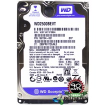 Western Digital WD2500BEVT-60A23T0 DCM: HECTJAK 250GB 2.5" Laptop Sata Hard Drive