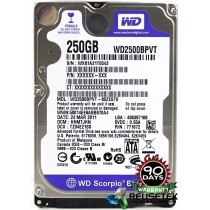 Western Digital WD2500BPVT-80ZEST0 DCM: HHMTJHN 250GB 2.5" Laptop Sata Hard Drive