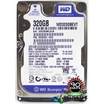 Western Digital WD3200BEVT-22ZCT0 DCM: DBNTJBB 320GB 2.5" Laptop Sata Hard Drive