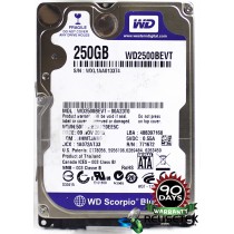 Western Digital WD2500BEVT-00A23T0 DCM: HHMTJABB 250GB 2.5" Laptop Sata Hard Drive