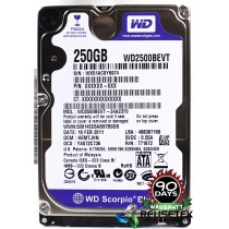 Western Digital WD2500BEVT-22A23T0 DCM: HEMTJHN 250GB 2.5" Laptop Sata Hard Drive