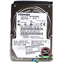 Toshiba MK2555GSX RPM: 5400 250GB 2.5" Sata Hard Drive