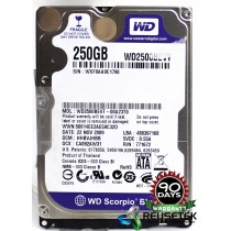 Western Digital WD2500BEVT-00A23T0 DCM: HHBVJHBB 250GB 2.5" Laptop Sata Hard Drive