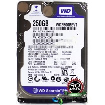 Western Digital WD2500BEVT-24A23T0 DCM: HHBTJHBB 250GB 2.5" Laptop Sata Hard Drive