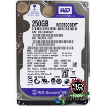 Western Digital WD2500BEVT-24A23T0 DCM: HHBTJHNB 250GB 2.5" Laptop Sata Hard Drive