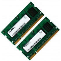 Elpida 4GB (2GBX2) DDR2-533Mhz PC2-4200S Laptop Ram  