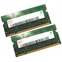 Hynix HYMP564S64BP6-Y5 AB 1GB (512MBx2) Kit PC2-5300 DDR2-667 Laptop Memory Ram  