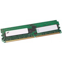 Micron MT18HTF12872Y 1Rx4 2GB (2x1GB) PC2-3200R DDR2-400MHz ECC Registered Server Memory Ram