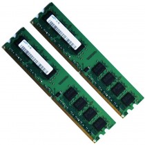 Samsung M378T2953EZ3-CE6 2GB (1GBx2) PC2-5300 DDR2-667MHz non-ECC Unbuffered CL5 240-Pin DIMM Desktop Memory Ram