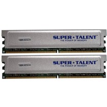 Super Talent 2GB(2x1GB) PC2-5300 DDR2-667MHz non-ECC Unbuffered CL5 240-Pin DIMM