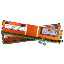 Hynix 2GB 2Rx4 PC2-5300f-555-11 HP PN 398707-051 ECC Ram (Lot of 2)