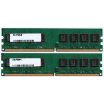 Elpida EBE51RD8AGFA-4A-E 1GB (512MBx2) Kit PC2-3200 DDR2-400MHz ECC Registered Server Memory RAM