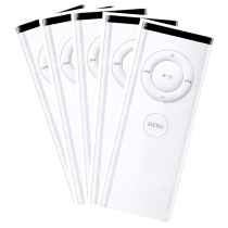 Lot Of 5 Apple A1156 iPod/iMac/Apple TV Remote Control (NEW)