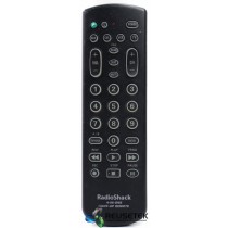 Radio Shack 15-1992 4-In-One Light Up Universal Remote Control