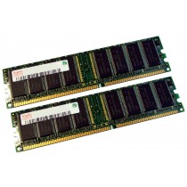 Hynix/MemoryPower HY5DU12822DTP-D43 2GB (2x1GB) PC-3200 DDR-400MHz Desktop Memory Ram